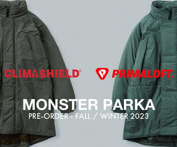 2023FALL / WINTER 秋冬 WILD THINGS ワイルドシングス MONSTER PARKA モンスターパーカー